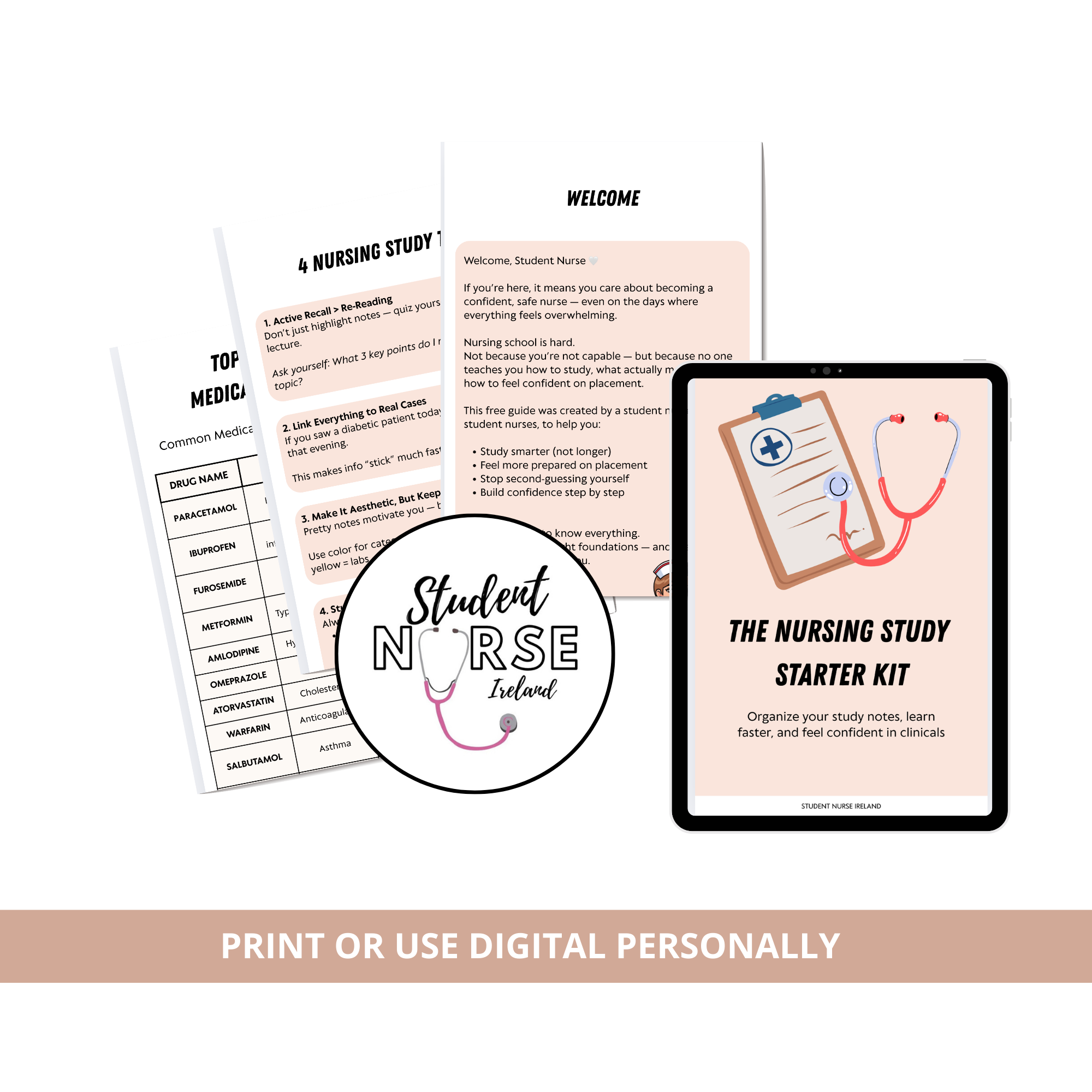 The Nursing Study Starter Kit (Free Download)
